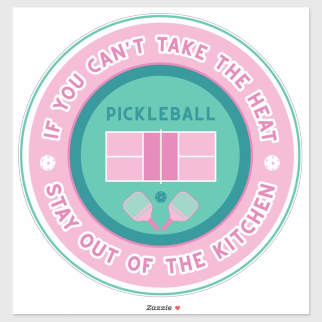 Adesivo Se não aguentar o calor - rosa e minúscula XXL (Folha)