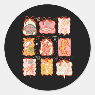 Adesivo Sea Animal Coquette Arco Vacinação de Verão Hawaii