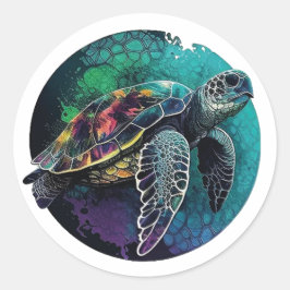 Adesivo Sea Turtle Beach Lover Ocean Animal Graphic 