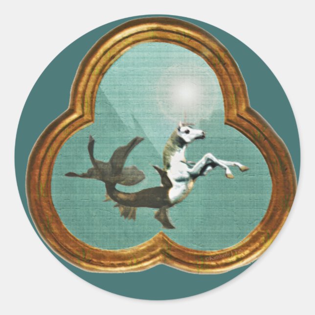 Adesivo Sea Unicorn Sticker (Frente)