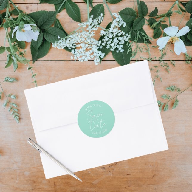 Adesivo Seafoam Stylized Wedding Salvar Data (In Situ Wedding)