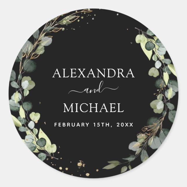 Adesivo Seal Eucalyptus Black Greenerent (Frente)