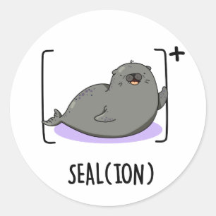 Adesivo Seal Ion Funny Sea Lion Pun
