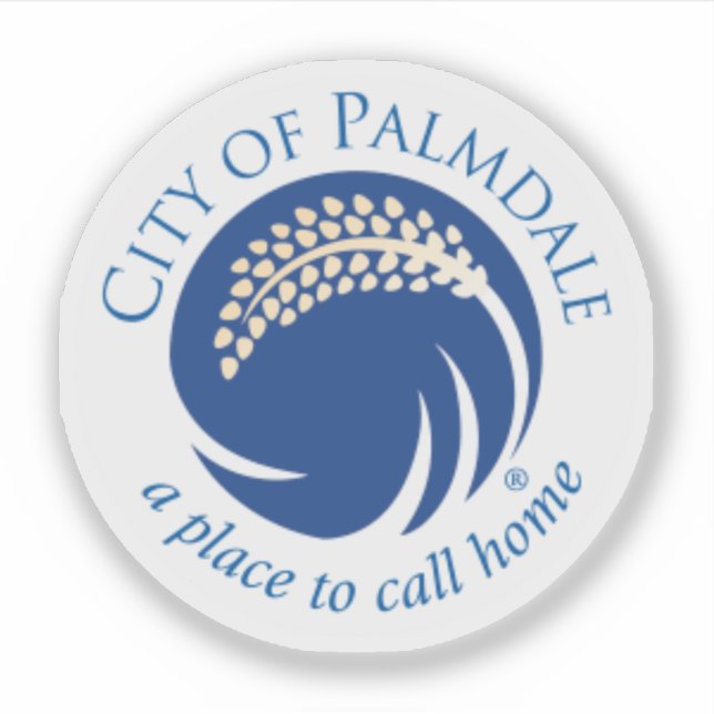 Adesivo Seal of Palmdale, California, USA (Frente)