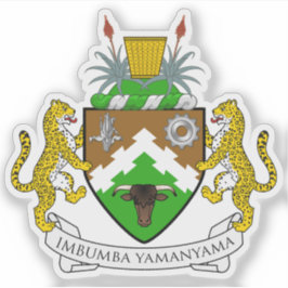 Adesivo Seal of Transkei, the Republic of South Africa