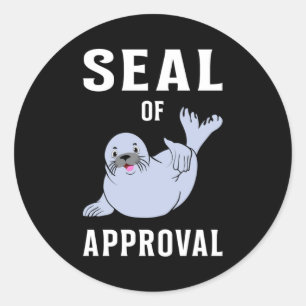 Adesivo Seal Sealife Animal Sea Leão Selo Selo Presente S