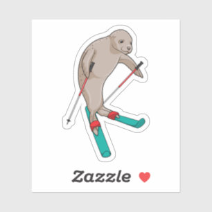 Adesivo Seal Skier Ski