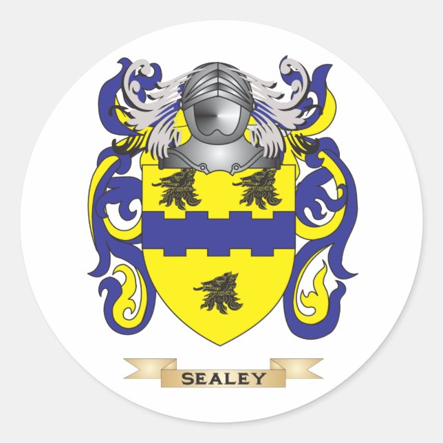 Adesivo Sealey Casaco de Armas (Crest Familiar) (Frente)