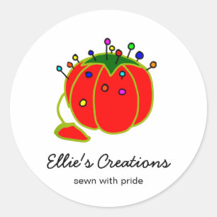 Adesivo Seamstress Red Pin Cushion Seamstress