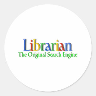 Adesivo Search Engine do original do bibliotecário