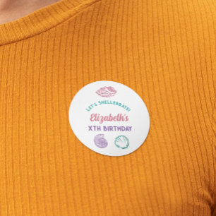 Adesivo Seashell Girls Birthday