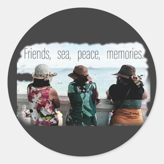 Adesivo Seaside Friendship Memories (Frente)
