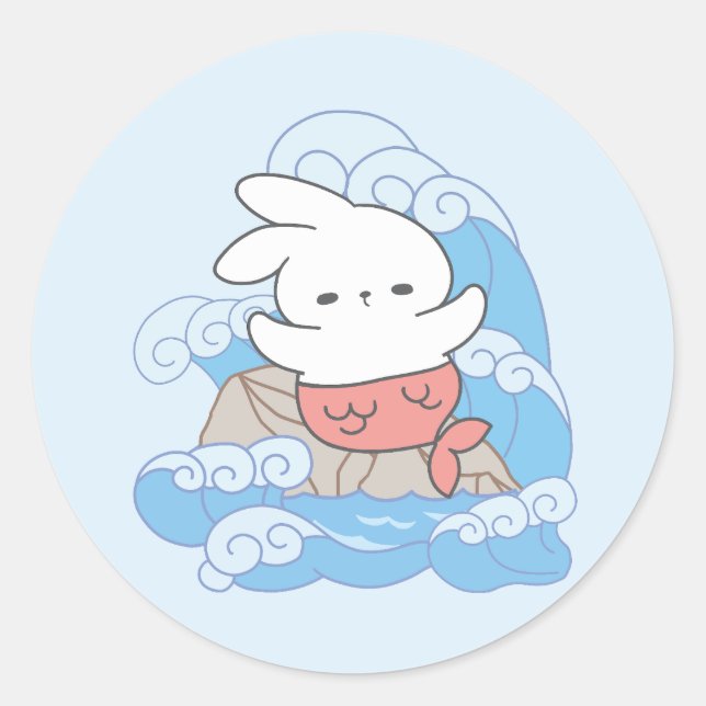 Adesivo Seaside Whimsy Mer-Bunny Adventure (Frente)