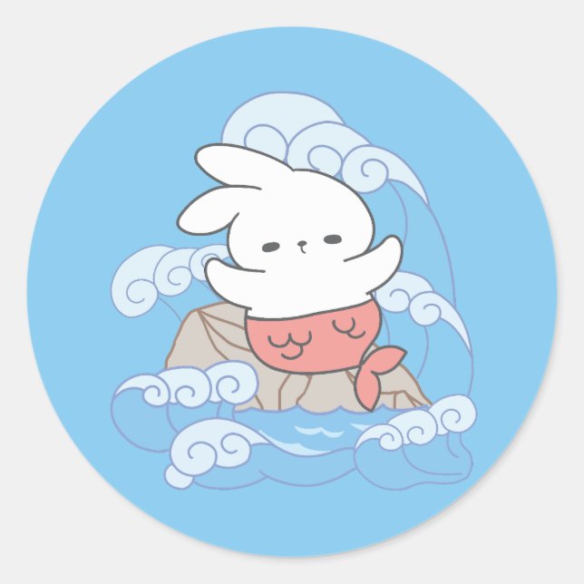 Adesivo Seaside Whimsy Mer-Bunny Adventure (Frente)
