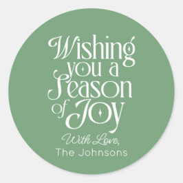 Adesivo Season of Joy Holiday Sticker Personalized