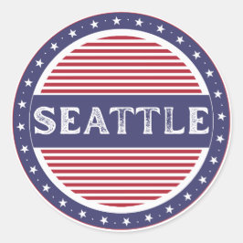 Adesivo Seattle City Pride Emblem – American Identity