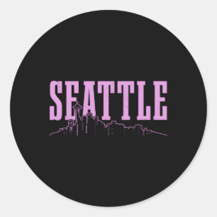 Adesivo Seattle Skyline Washington Seattle