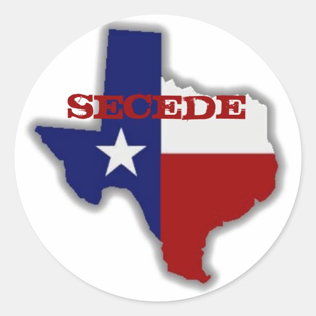 Adesivo Secede Texas (Frente)
