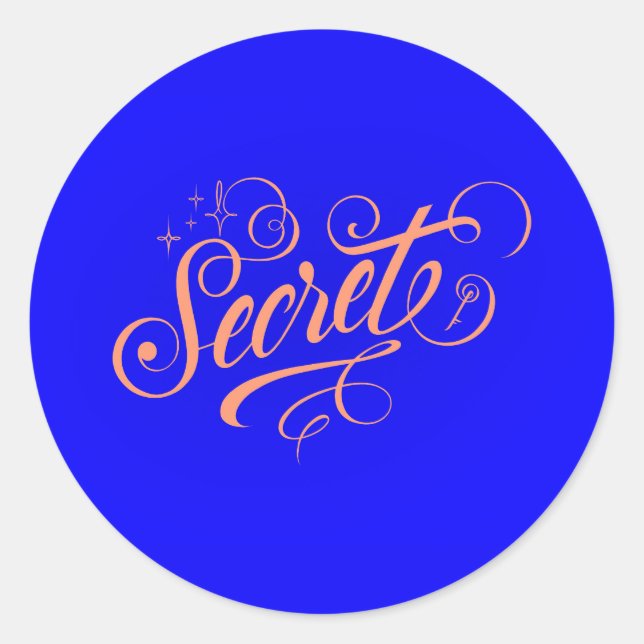 Adesivo Secret -  (Frente)