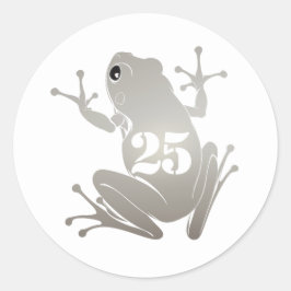 Adesivo Secret Heart "25" Silver Anniversary Flying Frog