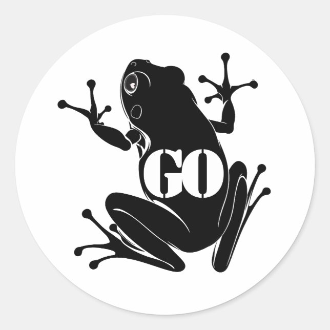 Adesivo Secret Heart "GO" Flying Frog Classic (Frente)