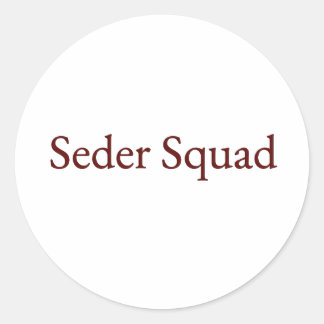 Adesivo Seder Squad Sticker, Passover Sticker, Jewish
