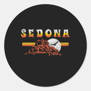 Adesivo Sedona Arizona Vintage Desgastado Bell Rock Caminh