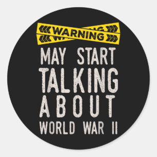 Adesivo Segunda Guerra Mundial 2 História Ww2 Sobrevive Fã