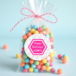 Adesivo Segundo aniversário Arco-Íris