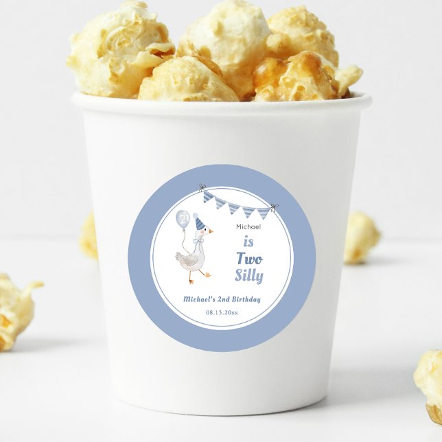 Adesivo Segundo aniversário Blue Boy de dois Bobos (Criador carregado)