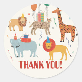 Adesivo Segundo aniversário Selva