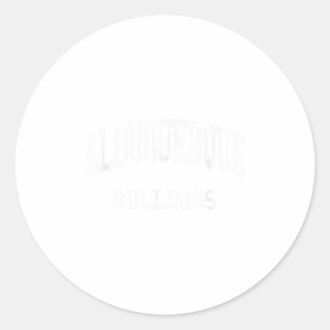 Adesivo Segundo grau Albuquerque Hs Albuquerque Nm Retro S (Frente)