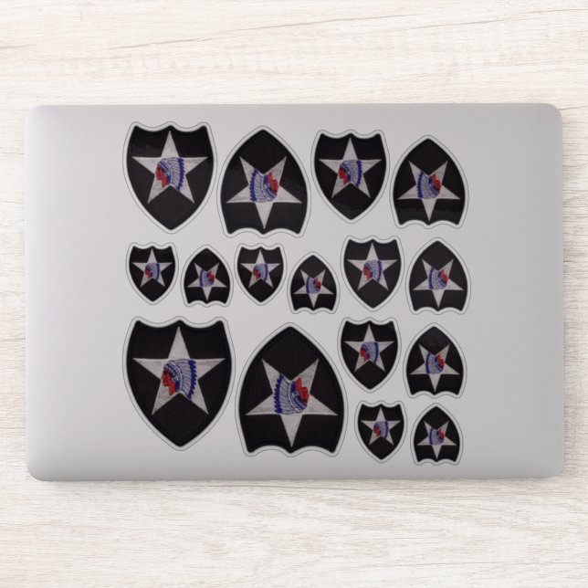 Adesivo segundo INF Infantaria Divisão de Infantaria Indíg (Computador)