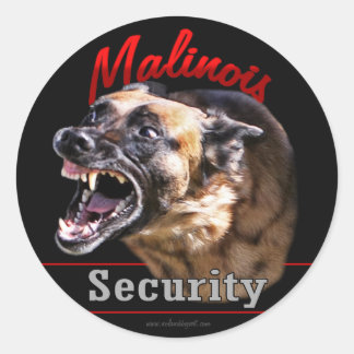 Adesivo Segurança Malinois