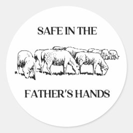 Adesivo Segurança na Bíblia de fé cristã do pai