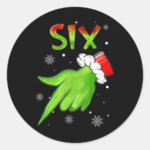 Adesivo Seis Piadas Six Seven 6 7 Meme Papai Noel Natal Xm