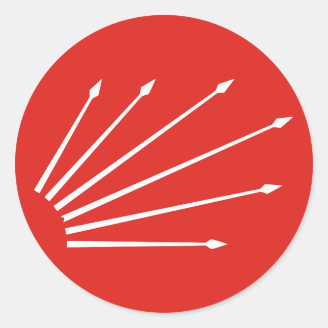 Adesivo Seis setas turcas (Frente)