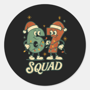 Adesivo Seis sete esquadrão de natal 67 meme engraçado hom