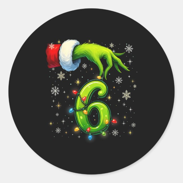Adesivo Seis Sete Meme De Natal Engraçado Casal Combinando (Frente)