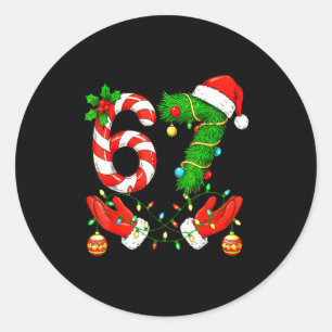 Adesivo Seis Sete Meme Natal 67 Papai Noel Natal Engraçado