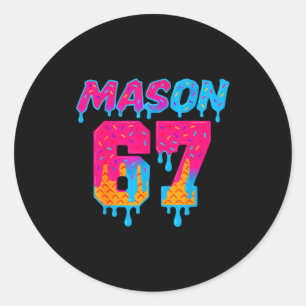 Adesivo Seis Sete Sorvete Gotejamento Srt 67 Mason Meme