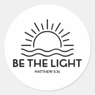 Adesivo Seja A Bíblia Light Matthew 5:14