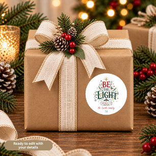 Adesivo Seja a Luz Mateus 5 14 Natal