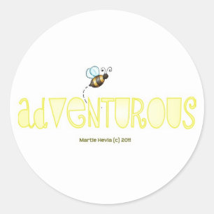 Adesivo Seja Aventurado - Uma Palavra Positiva