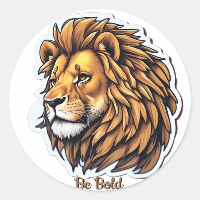 Adesivo Seja Bold Quote Moderno Design (Frente)