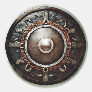 Adesivo Seja como um escudo Viking, rápido e inviolável
