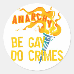 Adesivo Seja Gay do Crime LGBT Igualdade LGBTQ Gay Trans D