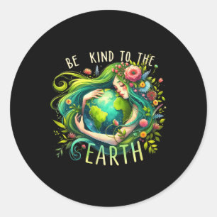 Adesivo Seja gentil com a Terra Mãe Natureza Terra Dia Ter