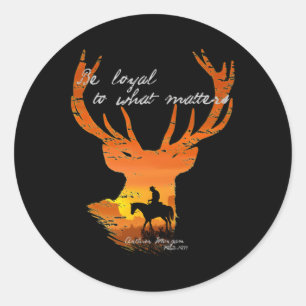 Adesivo Seja Leal Ao Que É Arthur Morgan Sticker