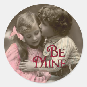 Adesivo Seja meu namorados doces do vintage